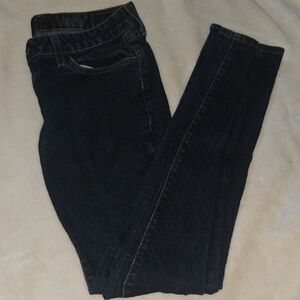 Women’s Dark Wash Stretch Skinny Jeans - Black